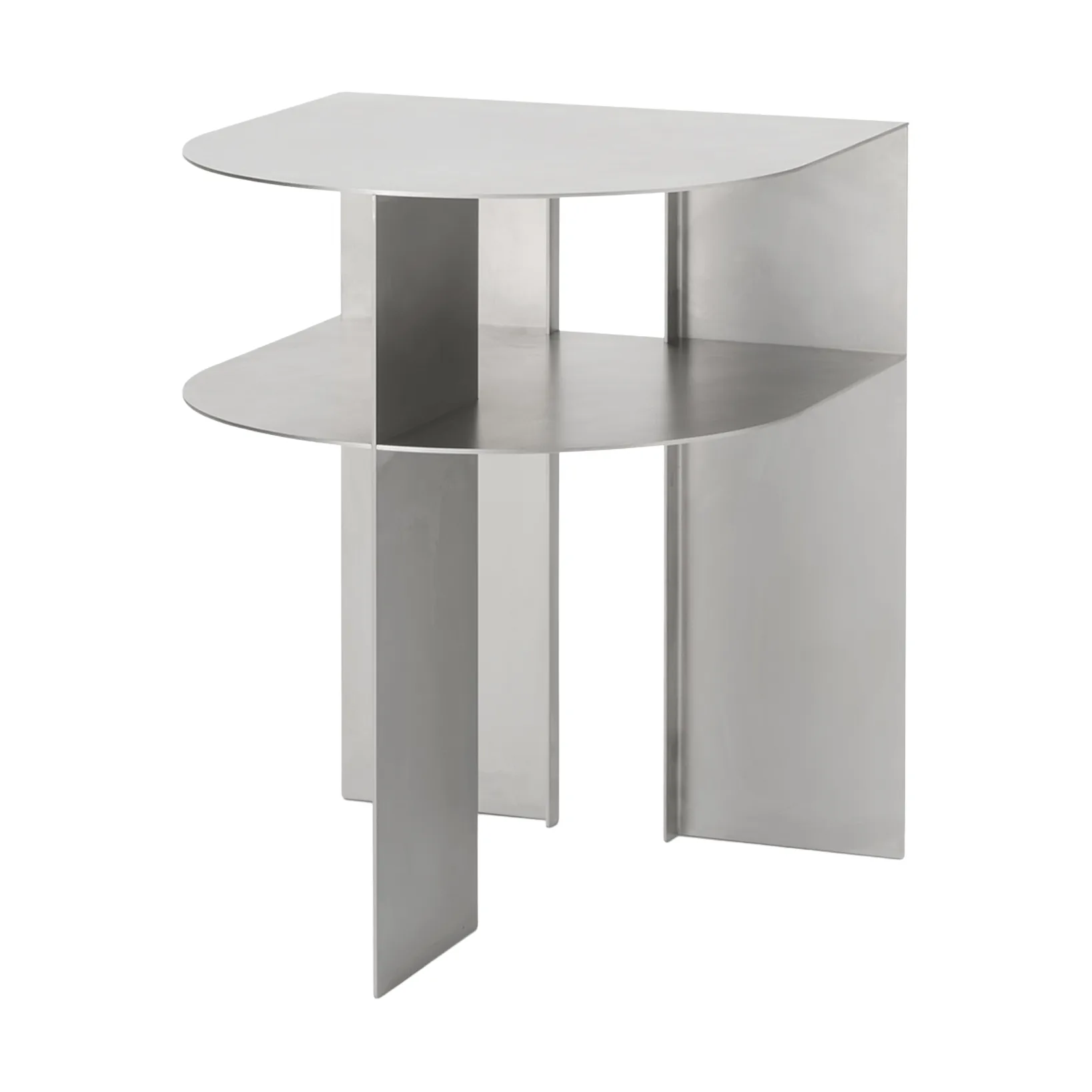 Rand tavolino, Acciaio inox New Works