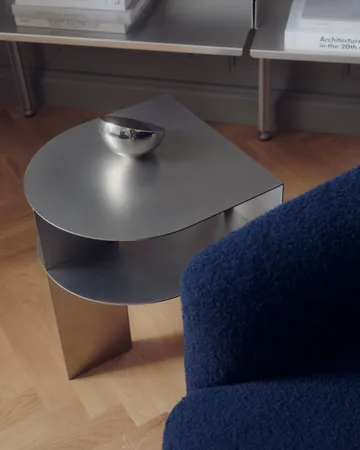 Rand tavolino - Acciaio inox - New Works