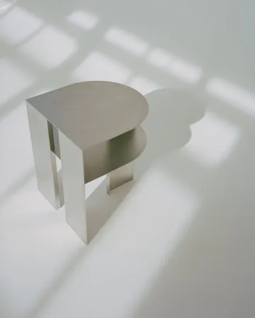 Rand tavolino - Acciaio inox - New Works