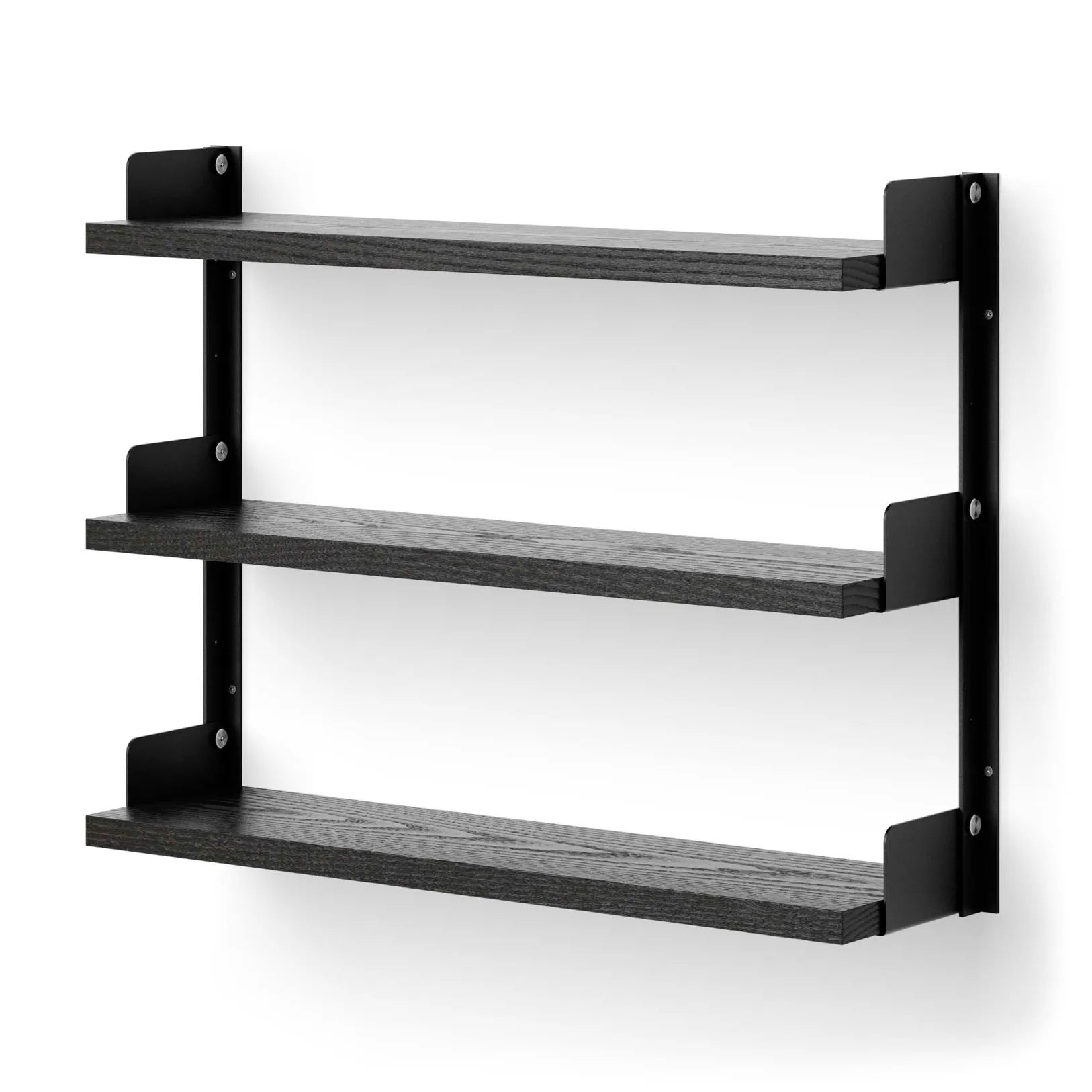 Scaffale da parete New Works Tea Shelf 46x62,5 cm, Frassino nero New Works