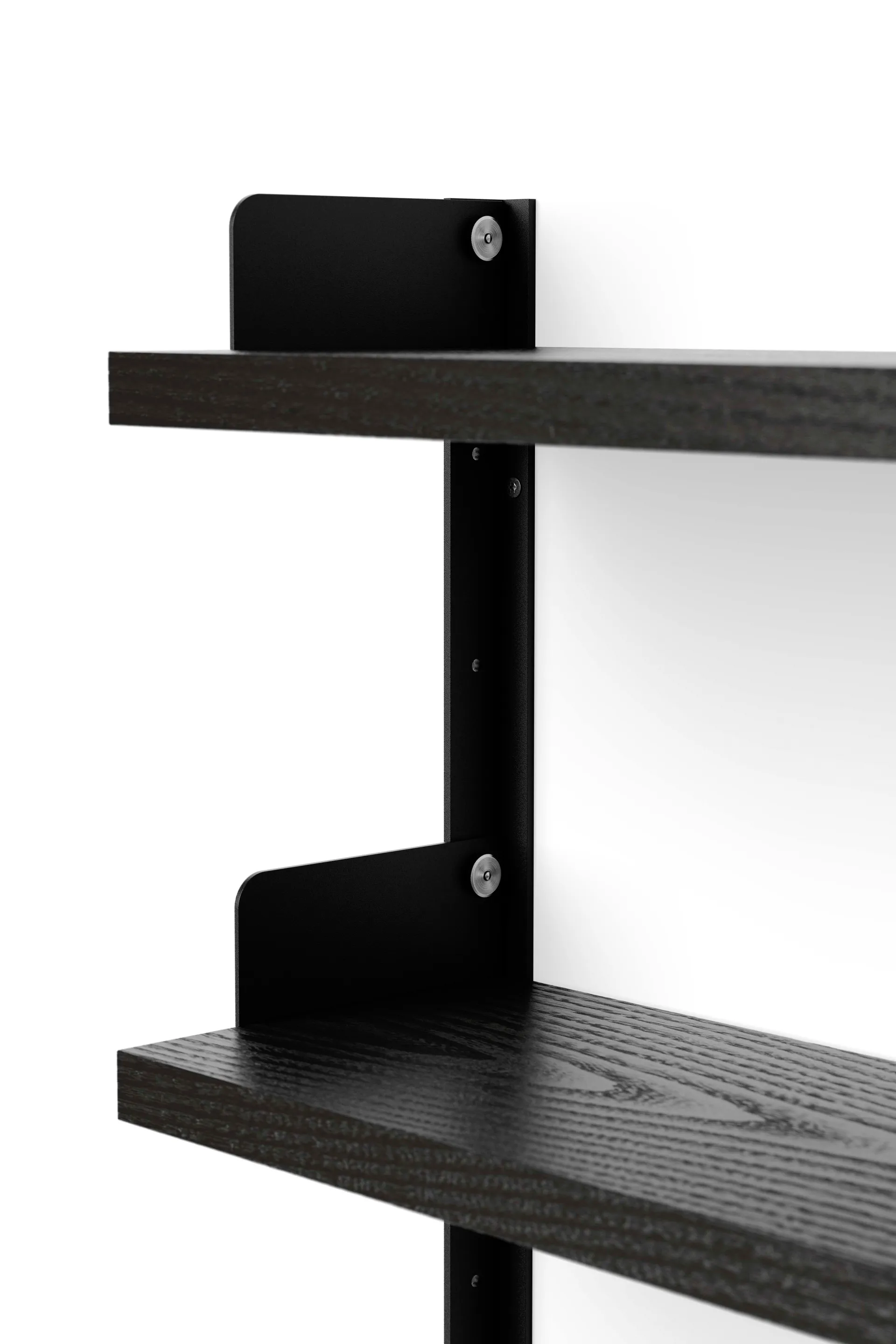 Scaffale da parete New Works Tea Shelf 46x62,5 cm, Frassino nero New Works