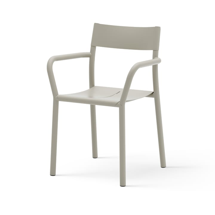 Sedia con braccioli May Armchair Outdoor - Light Grey - New Works
