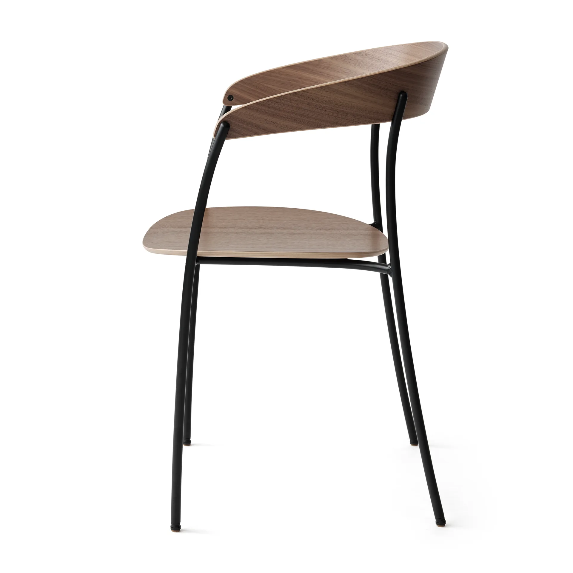 Sedia con braccioli Missing, Noce New Works