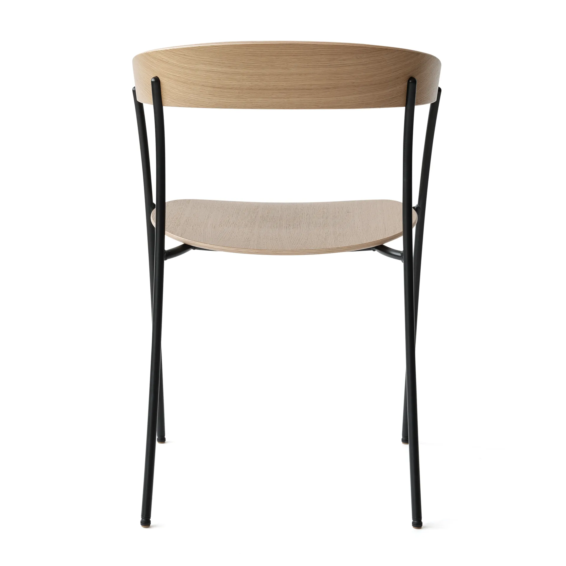 Sedia con braccioli Missing, Rovere New Works