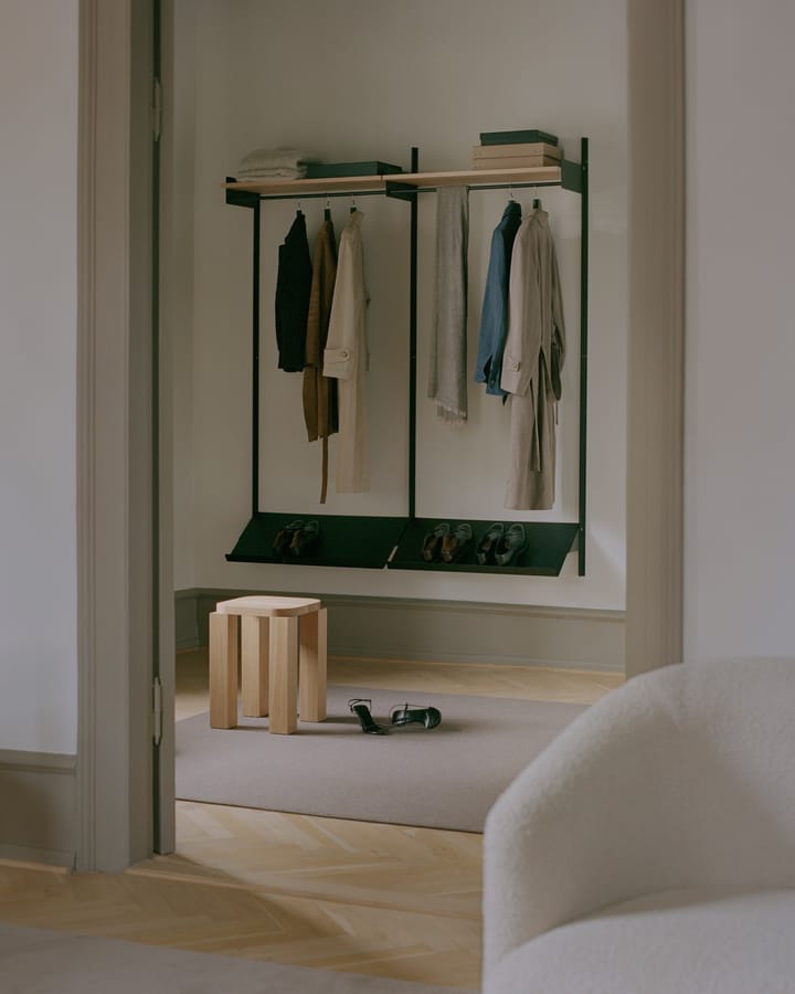 Sgabello Atlas, Natural Oak New Works