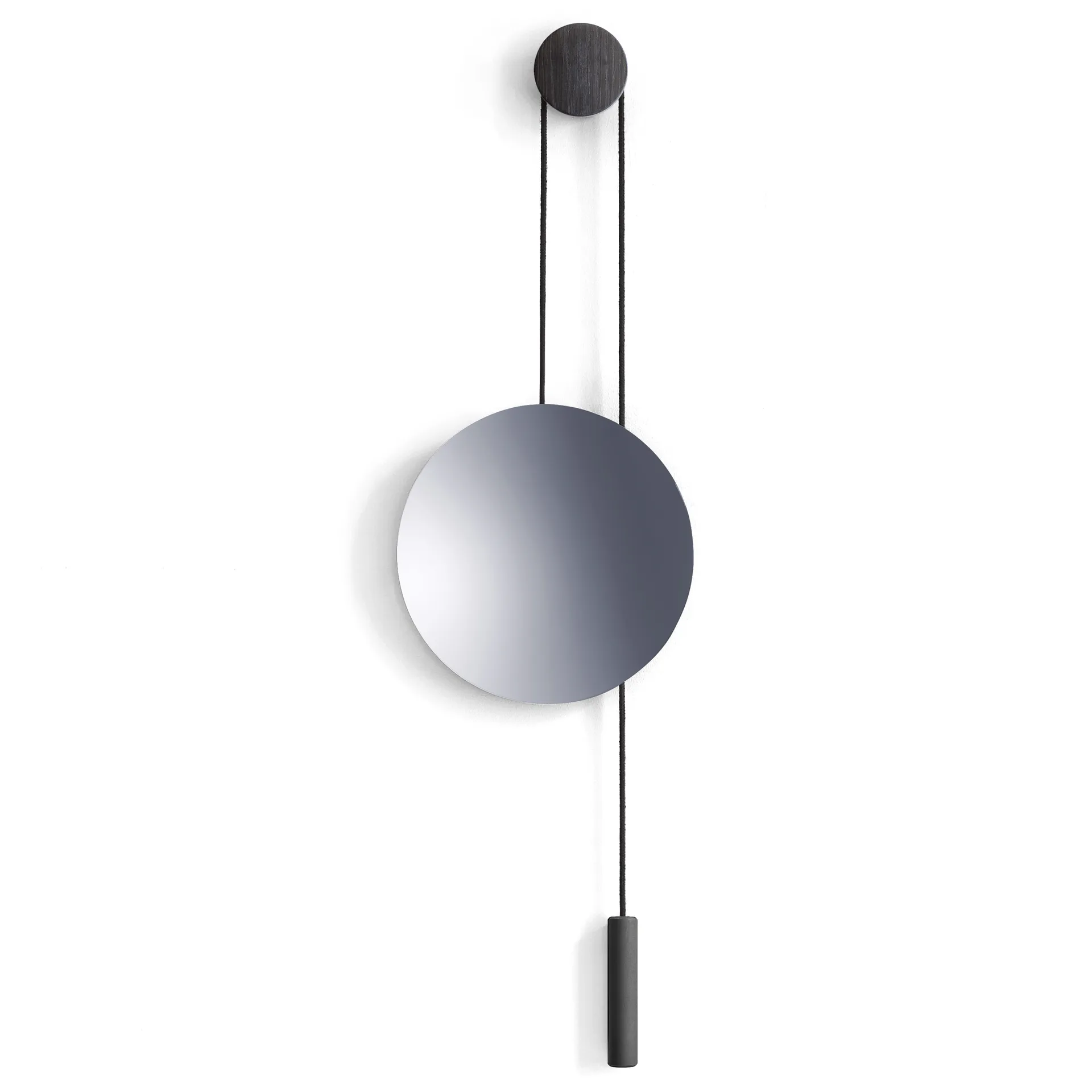 Specchio Rise and Shine , Burned oak-steel weight New Works