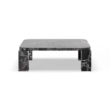 Tavolino Atlas 82x82 cm - Costa Black marble - New Works