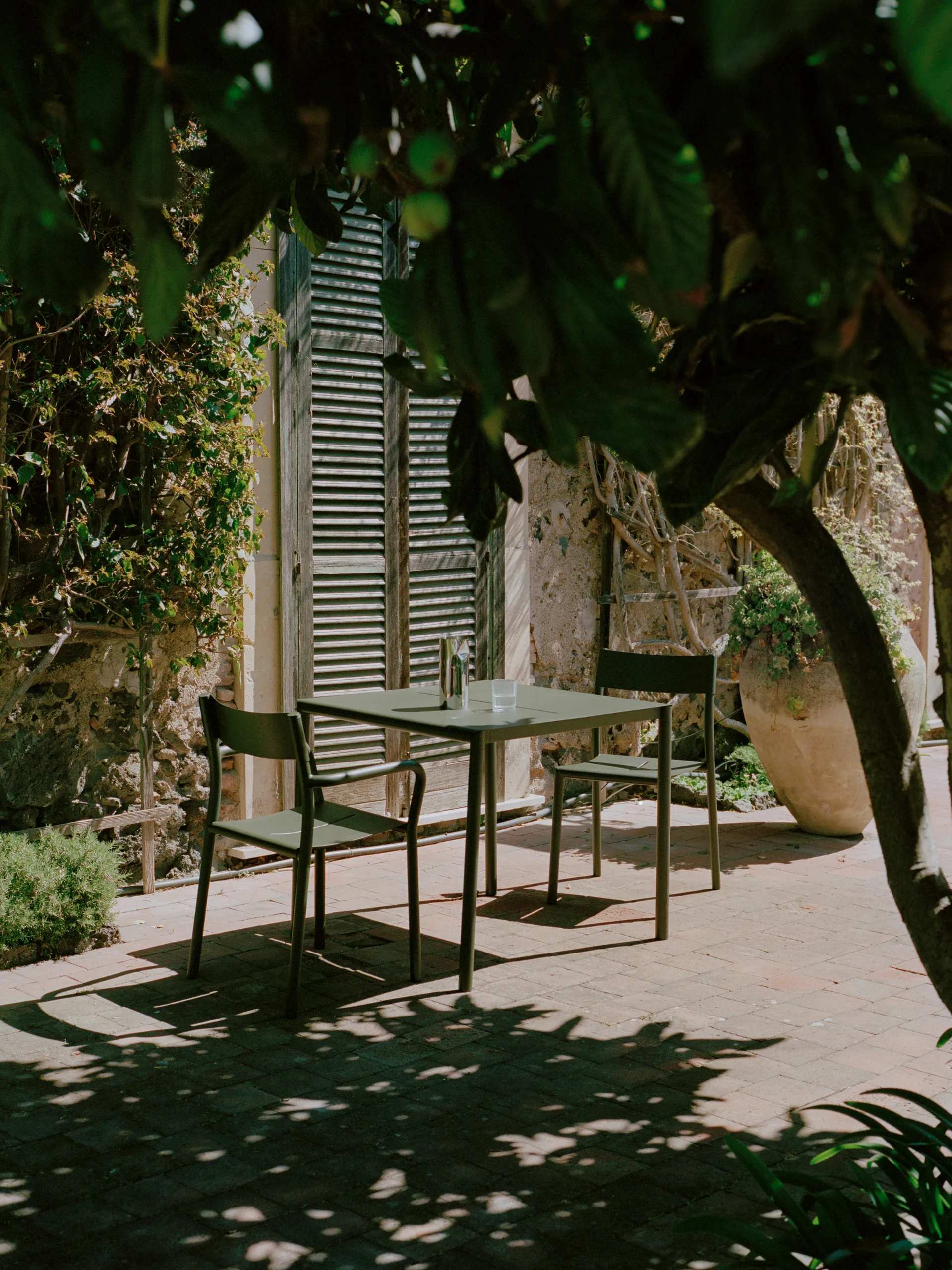 Tavolo May Tables Outdoor 85x85 cm, Dark Green New Works