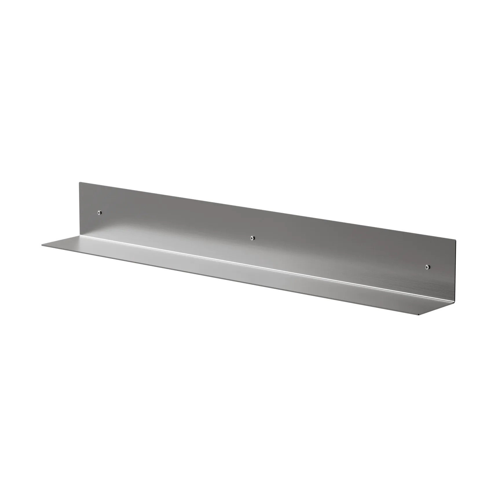 Mensola da bagno Nichba, Acciaio inox spazzolato, 80 cm Nichba