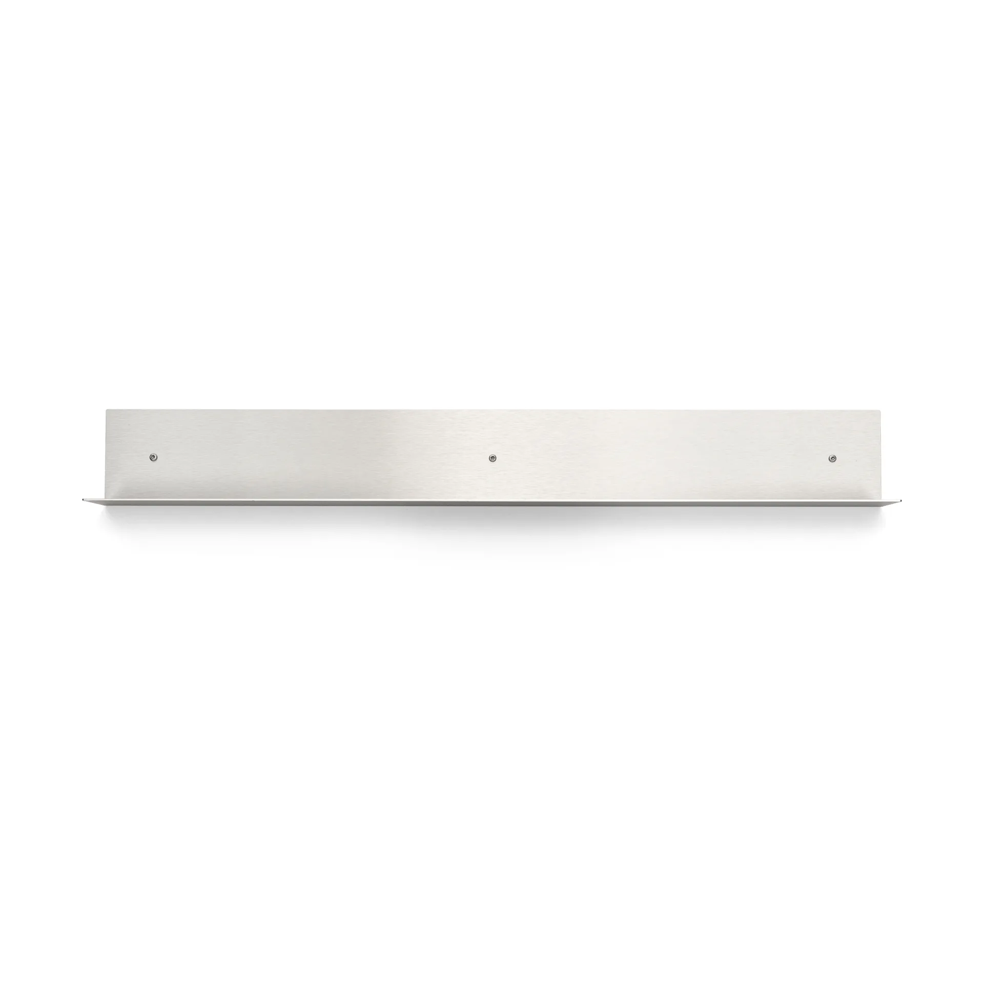 Mensola da bagno Nichba, Acciaio inox spazzolato, 80 cm Nichba