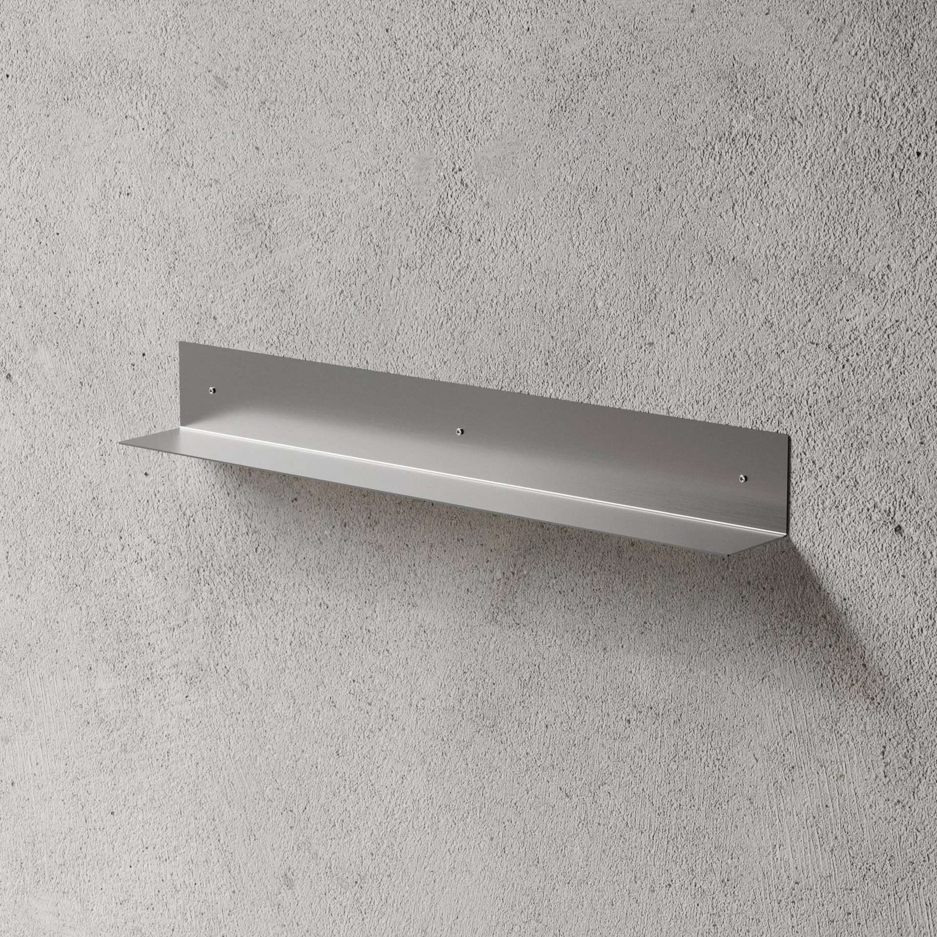 Mensola da bagno Nichba, Acciaio inox spazzolato, 80 cm Nichba