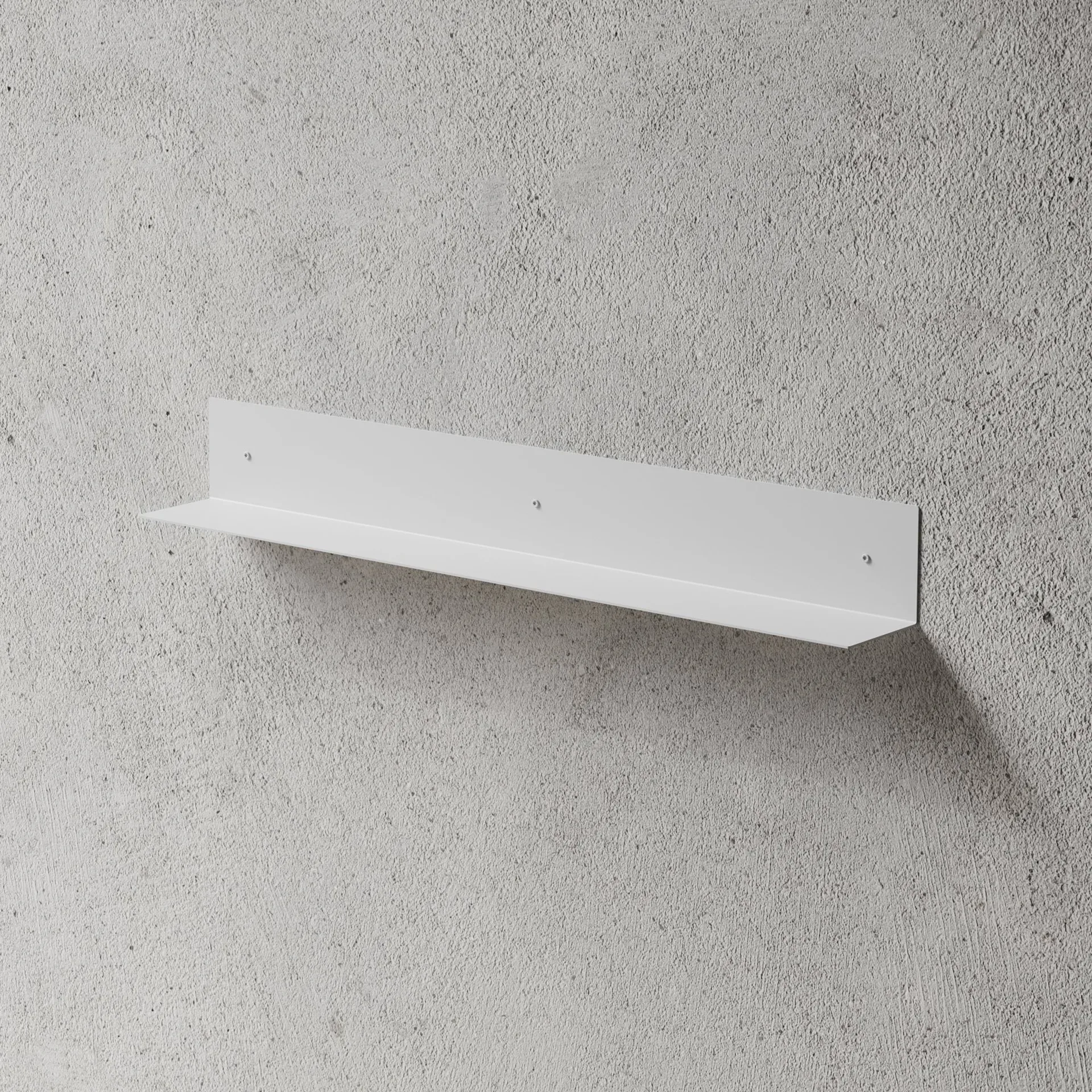 Mensola da bagno Nichba, Bianco, 80 cm Nichba