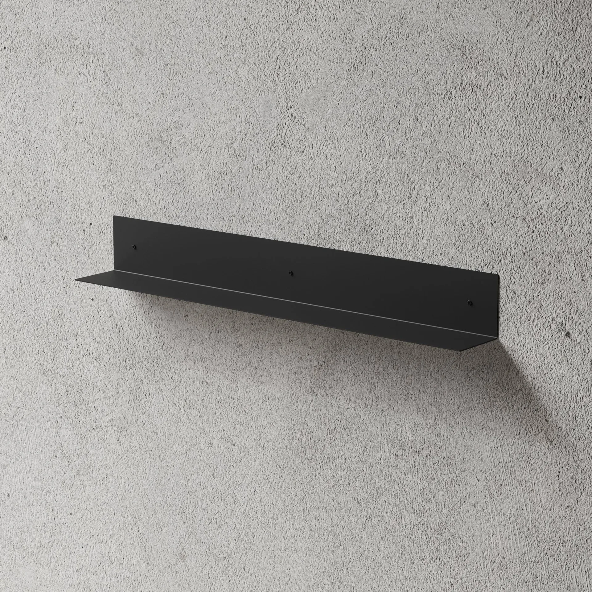 Mensola da bagno Nichba, Black, 80 cm Nichba