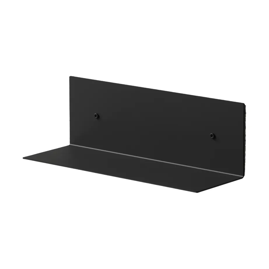 Mensola da bagno Nichba, Nero, 30 cm Nichba