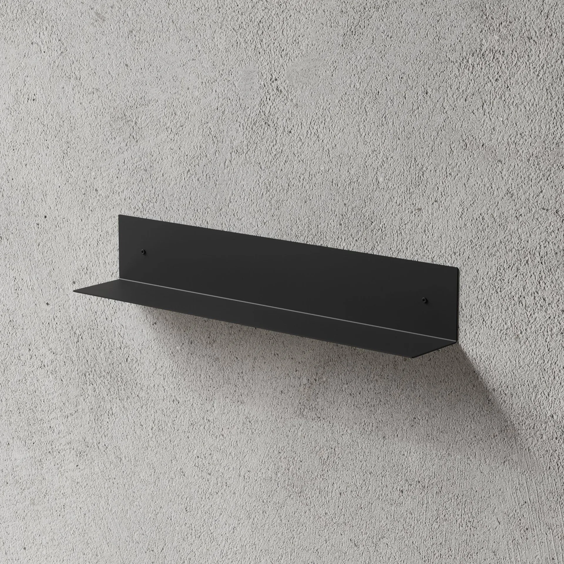 Mensola da bagno Nichba, Nero, 60 cm Nichba