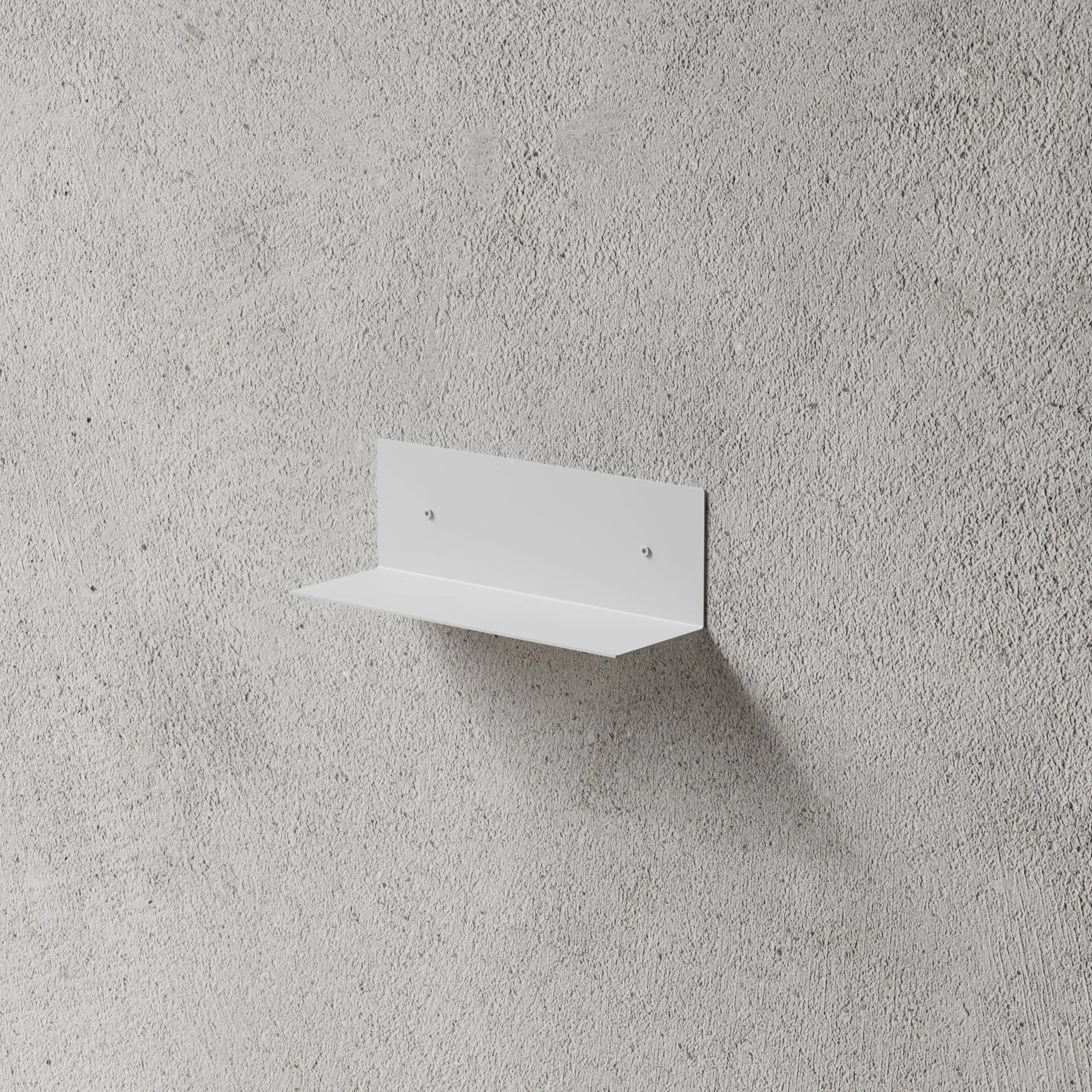 Mensola da bagno Nichba, White, 30 cm Nichba