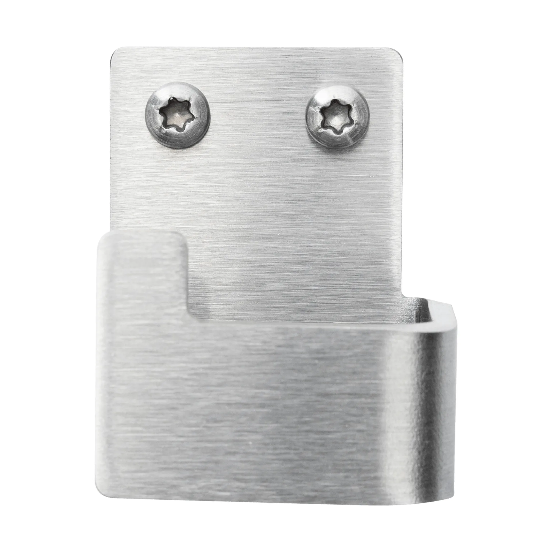 Nichba gancio per asciugamano, Acciaio inox spazzolato, confezione da 2 Nichba