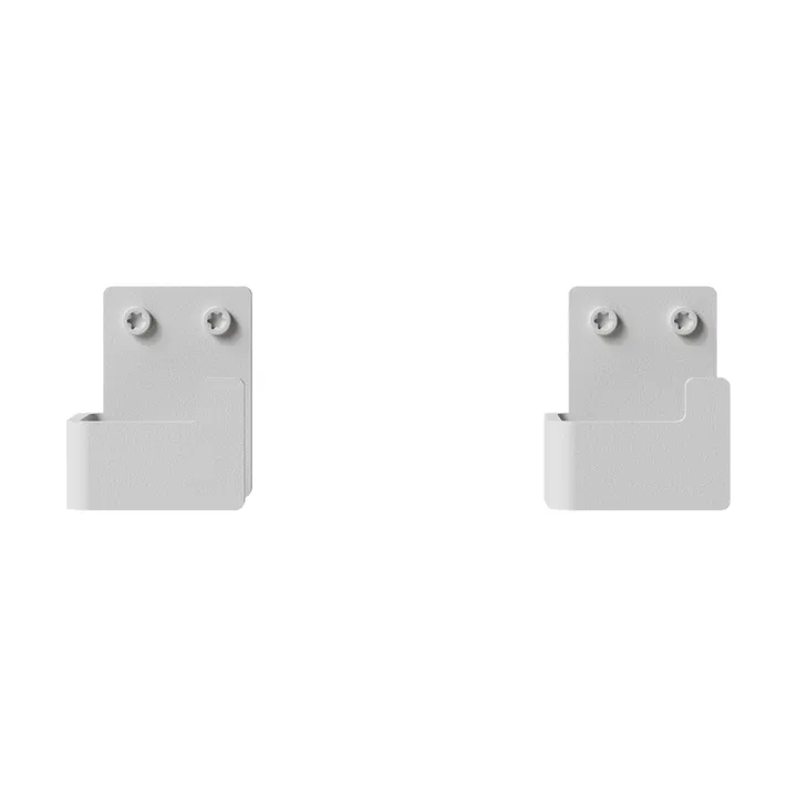 Nichba gancio per asciugamano - White, confezione da 2 - Nichba