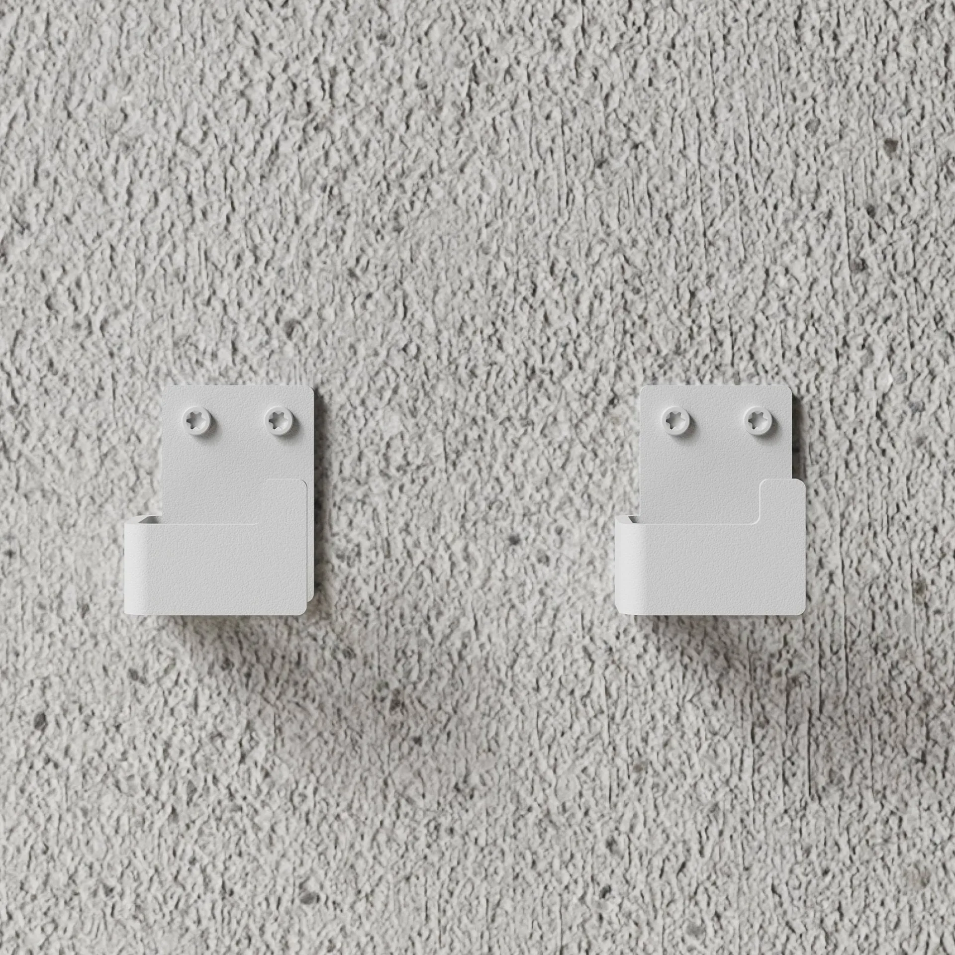Nichba gancio per asciugamano, White, confezione da 2 Nichba