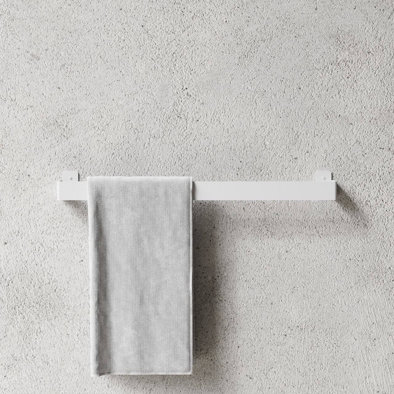 Nichba porta asciugamani, Bianco Nichba