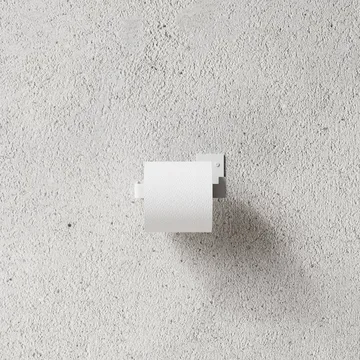 Nichba portarotolo per carta igienica - Bianco - Nichba