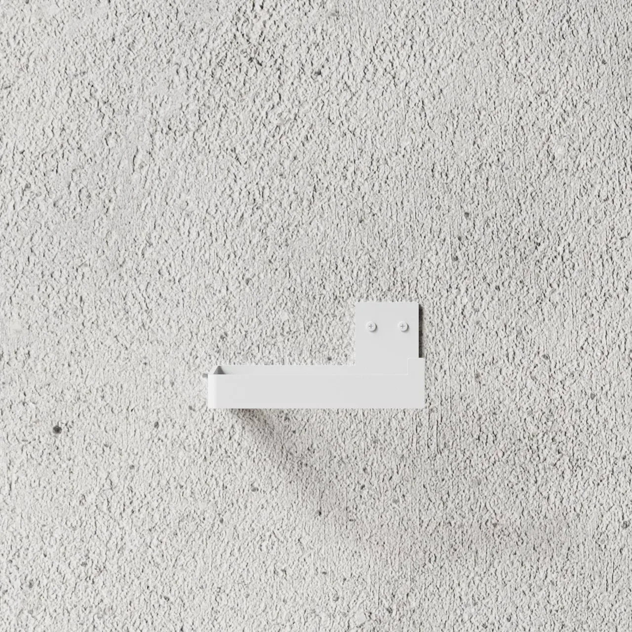 Nichba portarotolo per carta igienica, Bianco Nichba