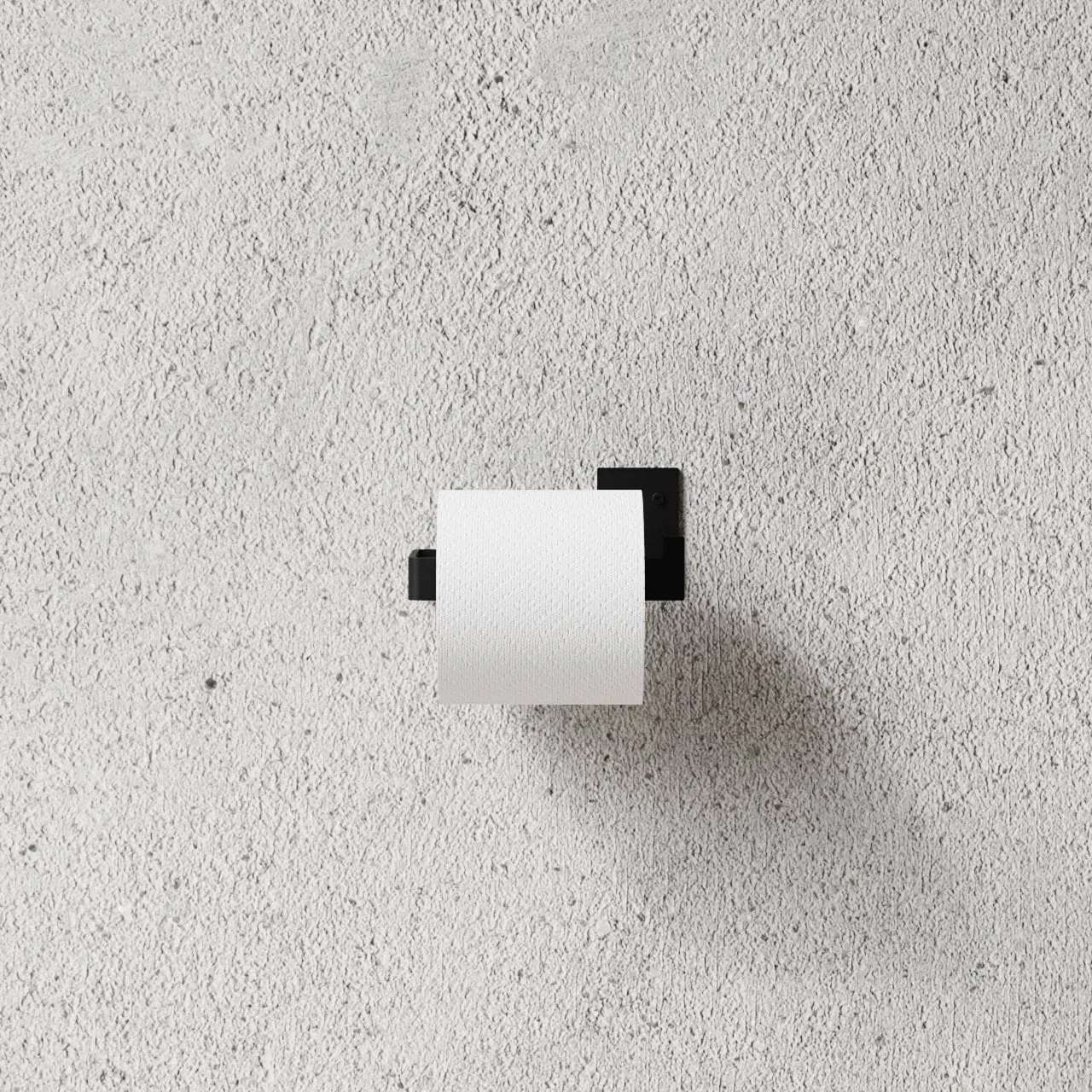 Nichba portarotolo per carta igienica, Black Nichba