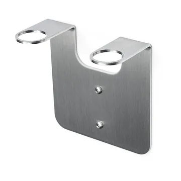 Nichba portasapone - Acciaio inox spazzolato, doppio - Nichba