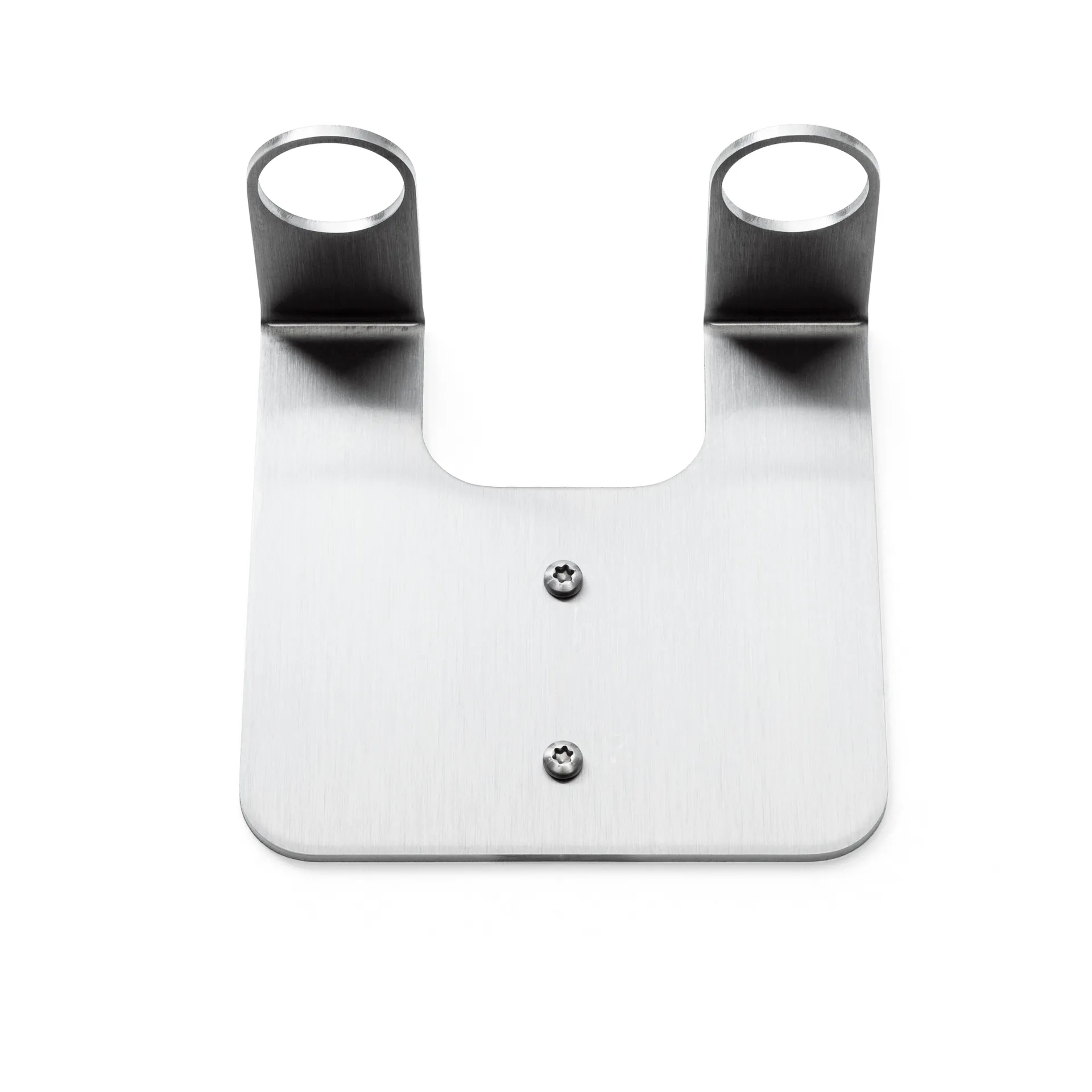 Nichba portasapone, Acciaio inox spazzolato, doppio Nichba