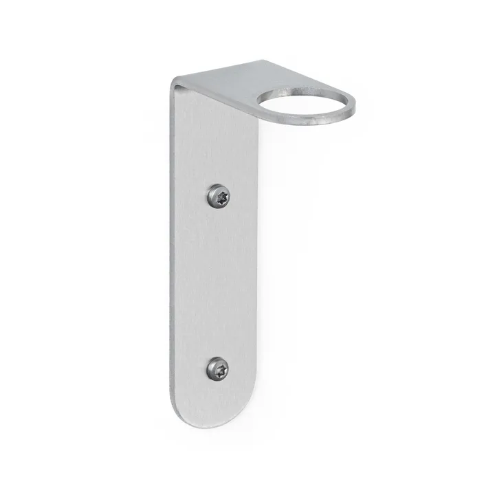 Nichba portasapone - Acciaio inox spazzolato, singolo - Nichba