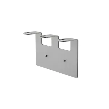 Nichba portasapone - Acciaio inox spazzolato, triplo - Nichba
