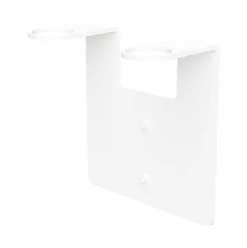 Nichba portasapone - Bianco, doppio - Nichba