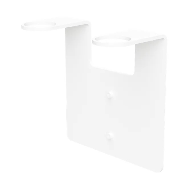 Nichba portasapone - Bianco, doppio - Nichba