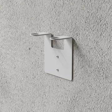 Nichba portasapone - Bianco, doppio - Nichba