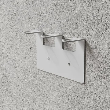 Nichba portasapone - Bianco, triplo - Nichba