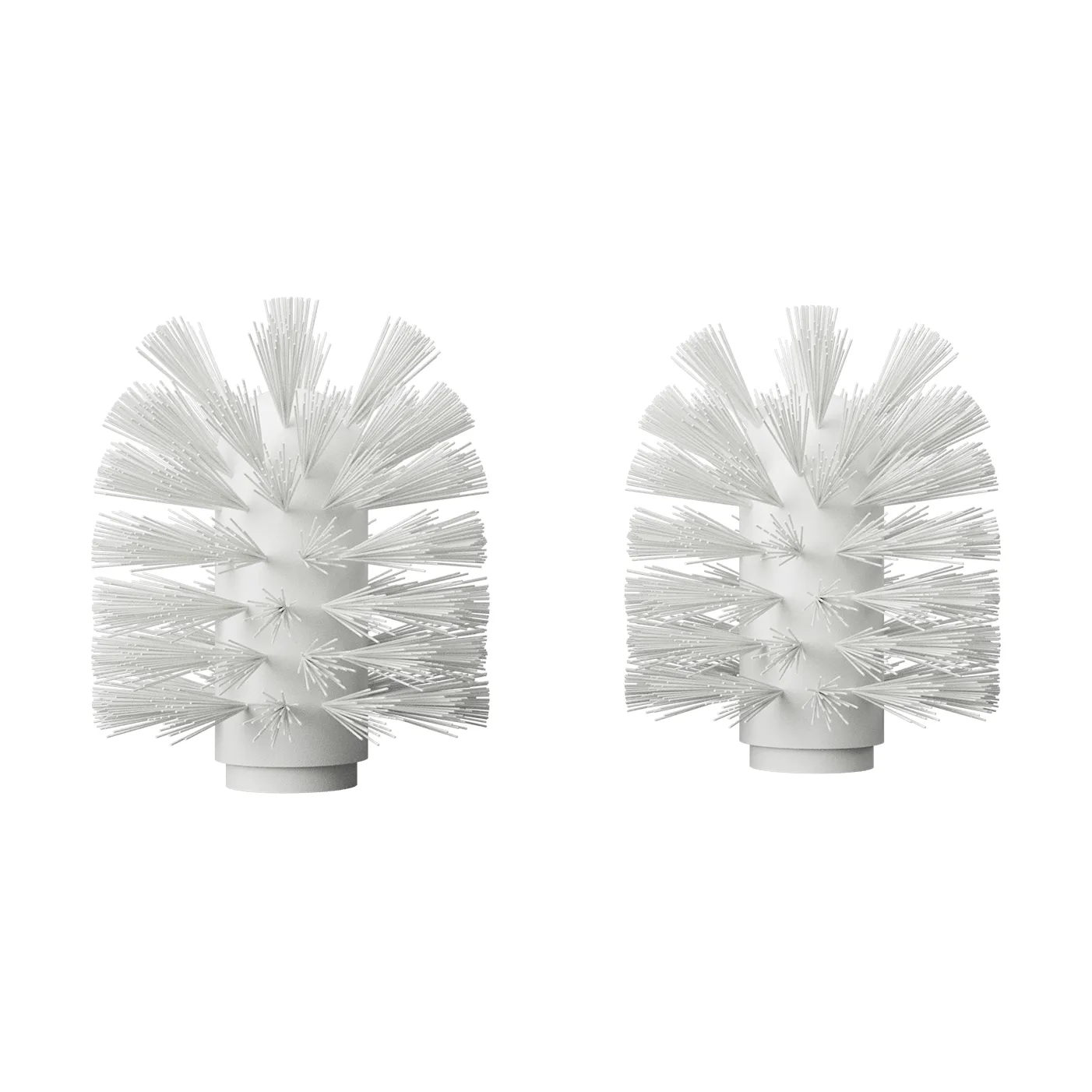 Nichba ricambio per scovolino WC, White, confezione da 2 Nichba