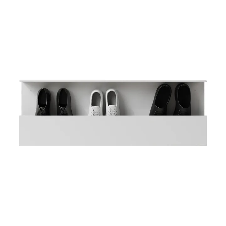 Nichba scarpiera - Bianco, 100 cm - Nichba