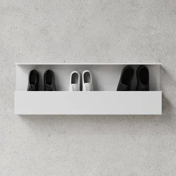 Nichba scarpiera - Bianco, 100 cm - Nichba
