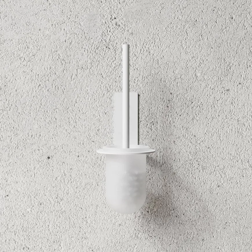 Nichba scopino per WC, Bianco Nichba