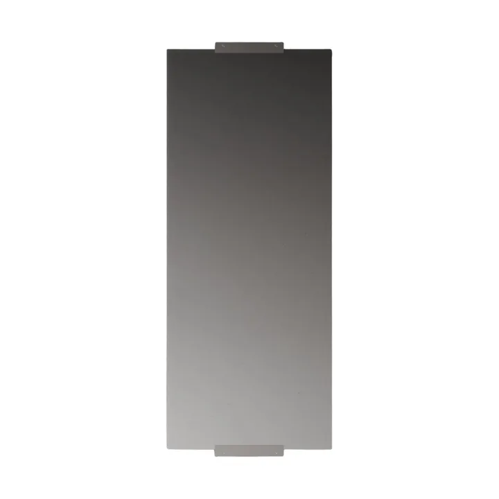 Nichba specchio da parete - Acciaio inox spazzolato, 145x60 cm - Nichba
