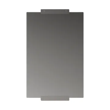 Nichba specchio da parete - Acciaio inox spazzolato, 70x50 cm - Nichba