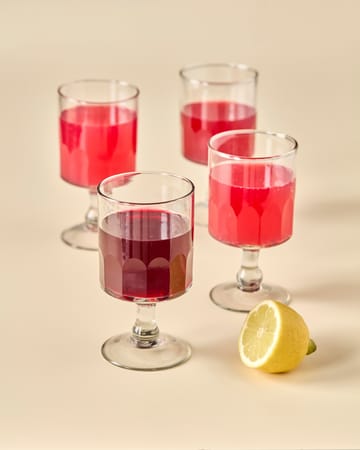 Bicchiere da vino Bistro 30 cl confezione da 4 - Trasparente - Nicolas Vahé