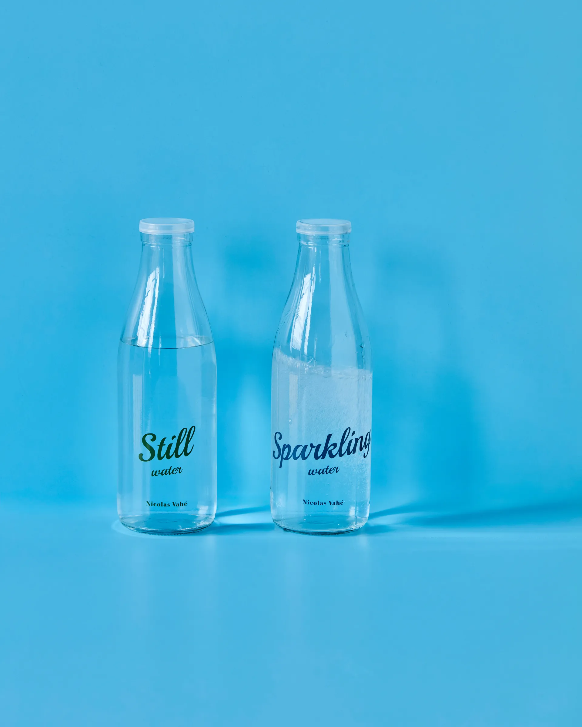 Bottiglia con tappo 1 L, 2 pezzi, Naturale-frizzante Nicolas Vahé
