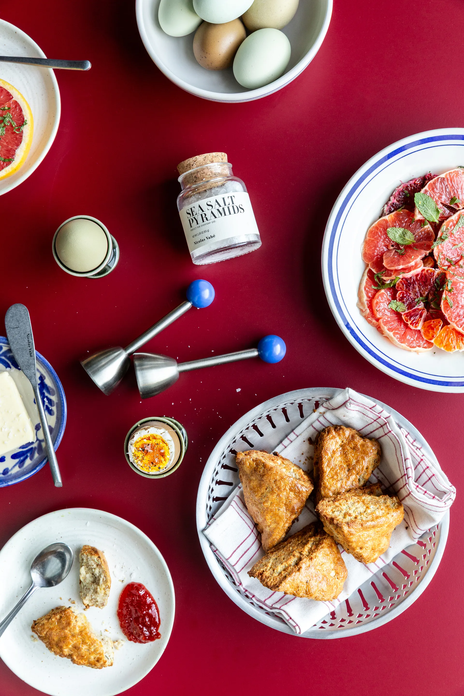 Cestino del pane Nicolas Vahé 2 pezzi, Antica finitura argento Nicolas Vahé