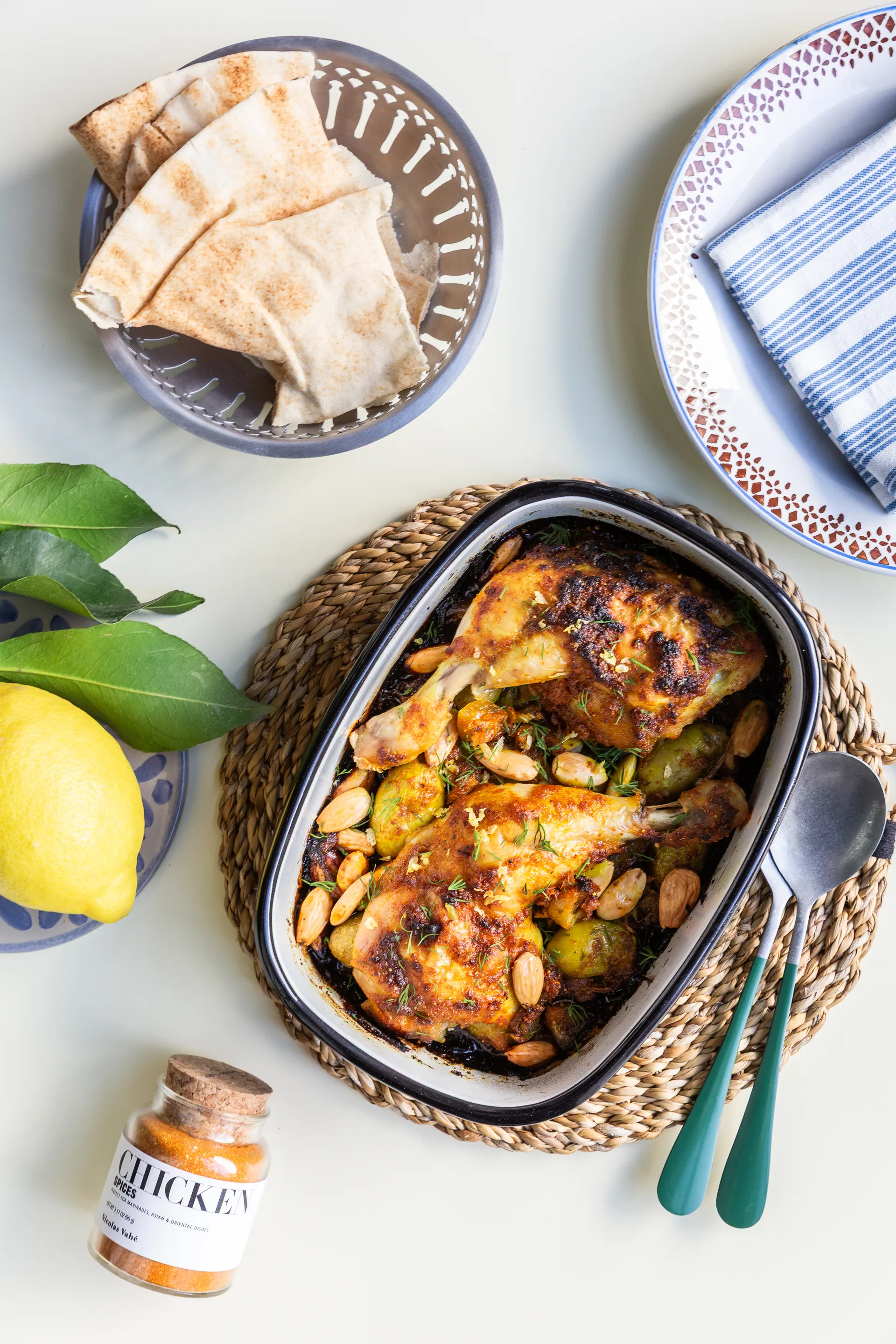 Cestino del pane Nicolas Vahé 2 pezzi, Antica finitura argento Nicolas Vahé