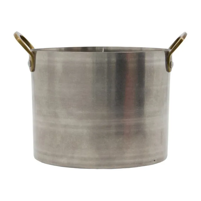 Organizer Presentation Ø 14 cm, Acciaio inox, ottone Nicolas Vahé