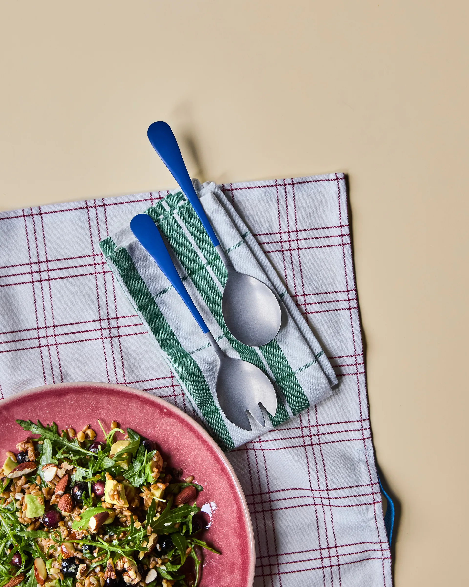 Posate per insalata Nicolas Vahé 2 pezzi, Blu Nicolas Vahé