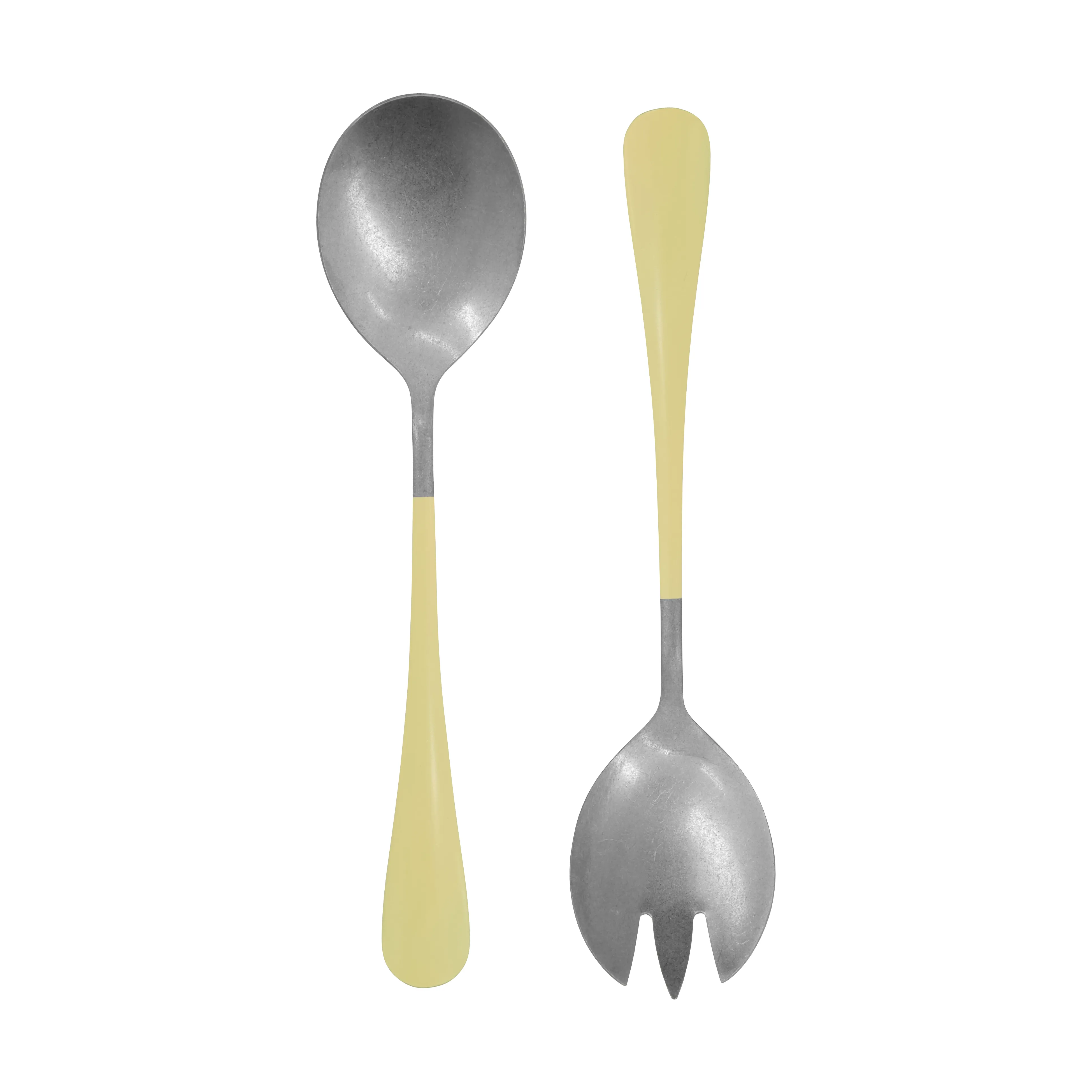 GRÄWE Posate da insalata, in acciaio inox, 29 cm, per insalata, cucchiaio da portata, lavabile in lavastoviglie, serie Provence, opaco