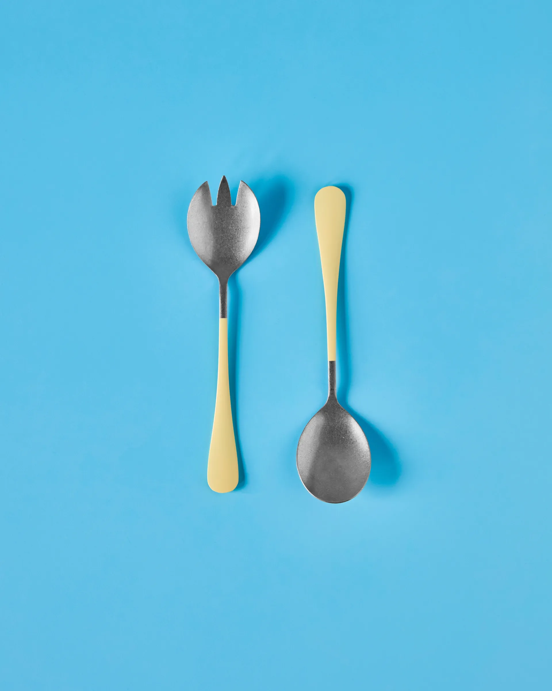 Posate per insalata Nicolas Vahé 2 pezzi, Giallo Nicolas Vahé