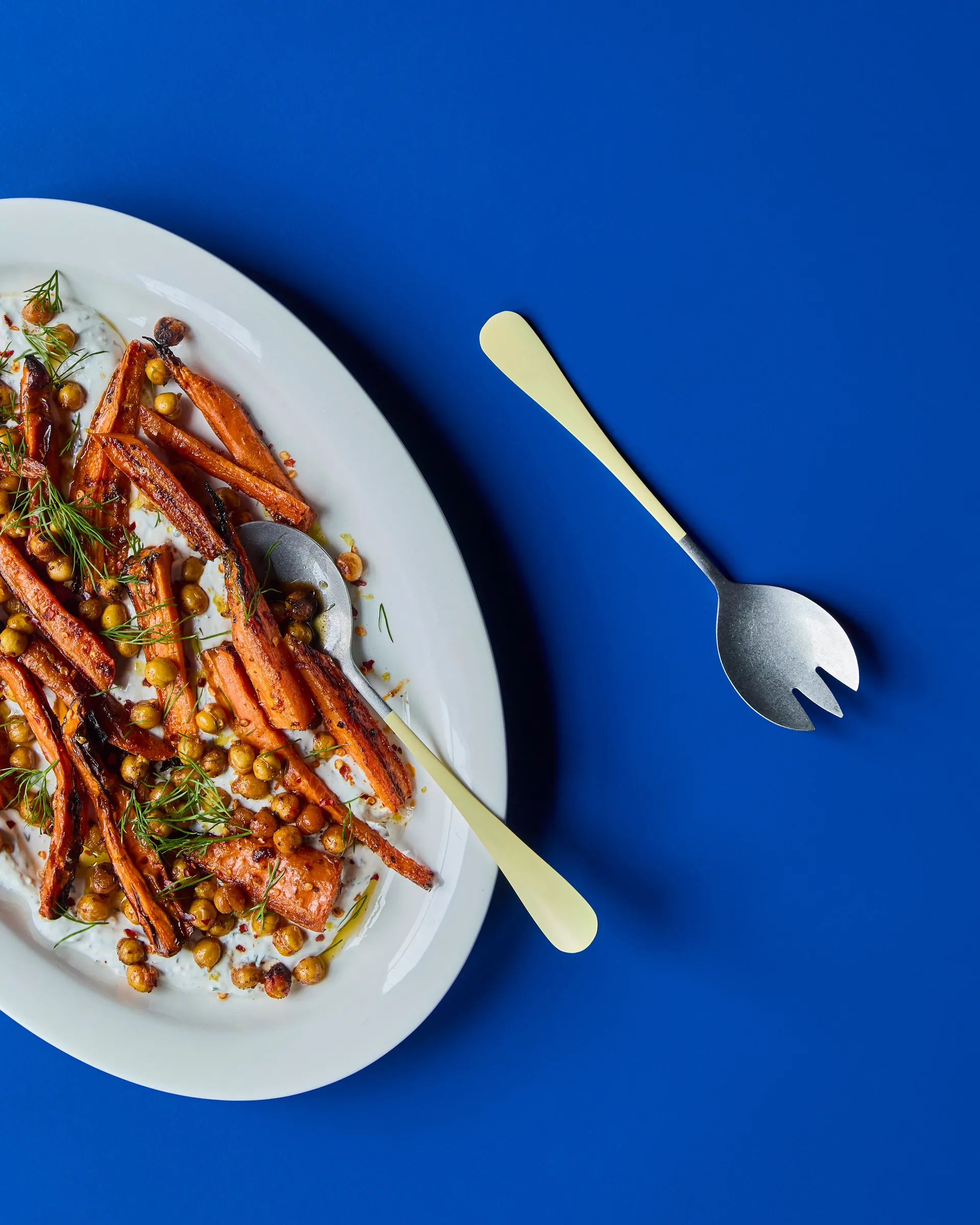 Posate per insalata Nicolas Vahé 2 pezzi, Giallo Nicolas Vahé